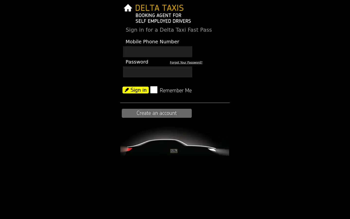 Screenshot of deltataxis.net