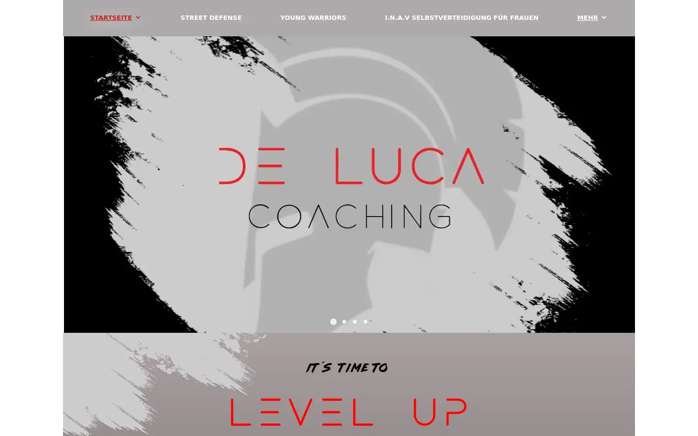 Screenshot of delucacoaching.de