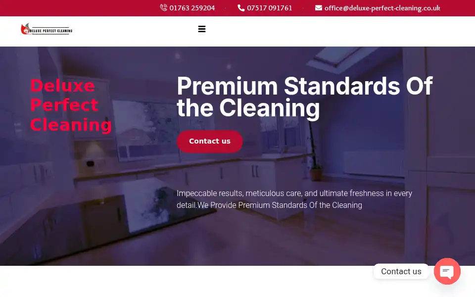 Screenshot of deluxe-perfect-cleaning.co.uk