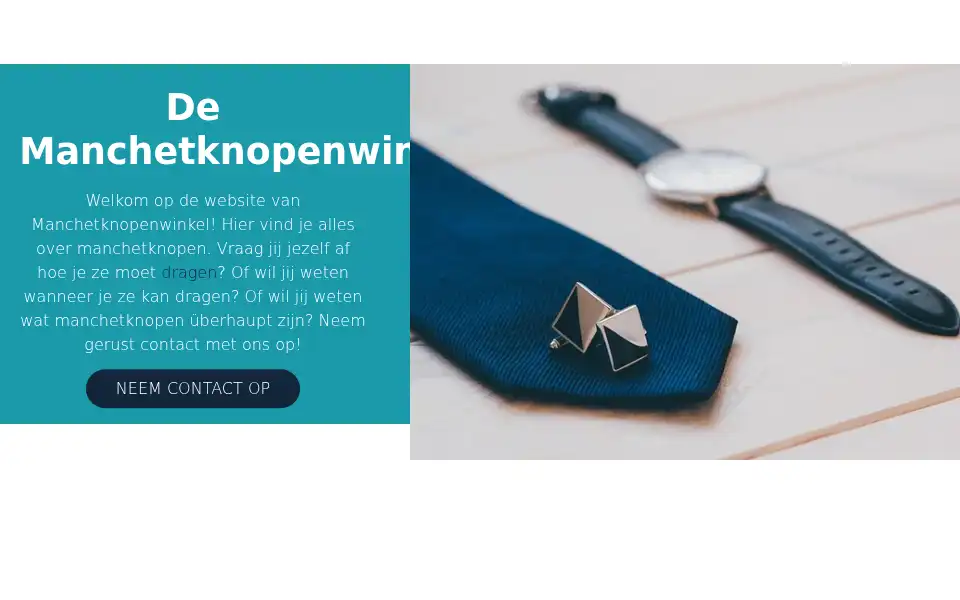 Screenshot of demanchetknopenwinkel.nl