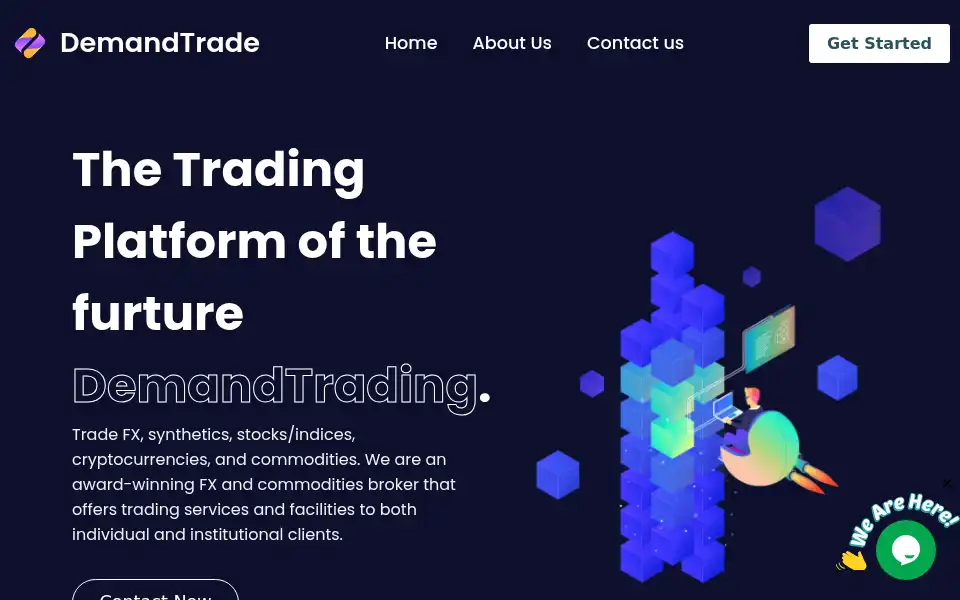 Screenshot of demand-trading.com