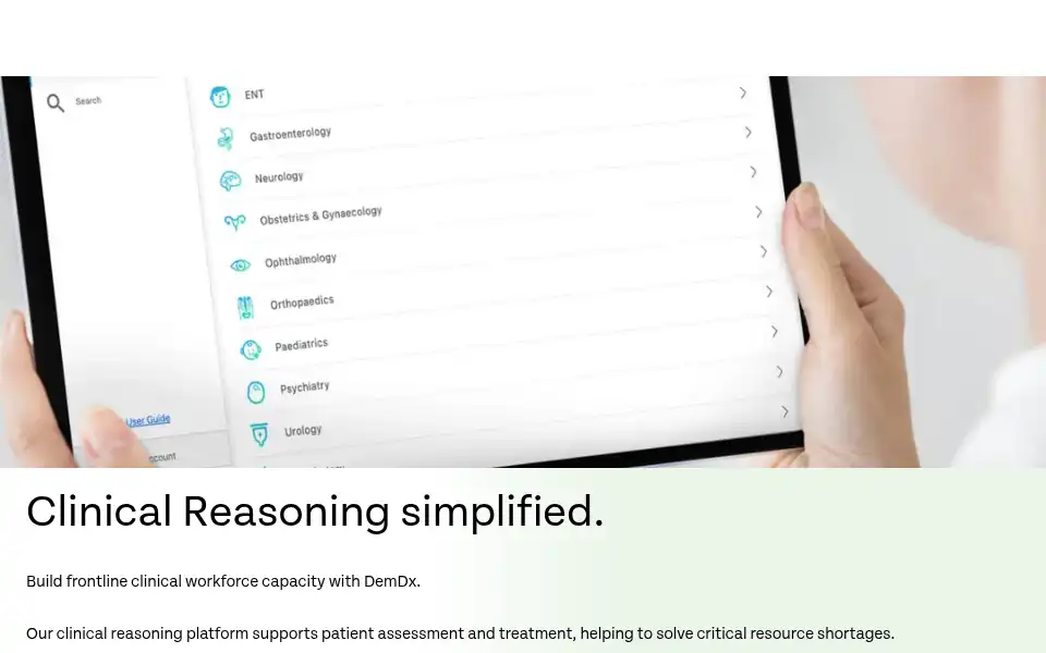 Screenshot of demdx.com