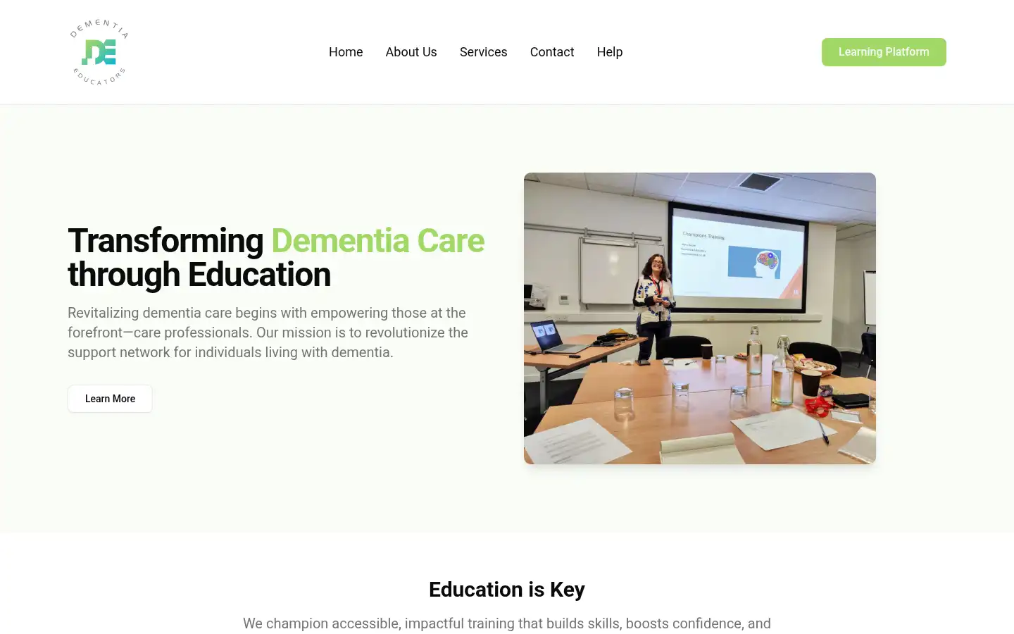 Screenshot of demed.co.uk