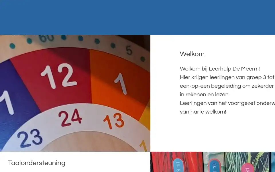 Screenshot of demeernleerhulp.nl