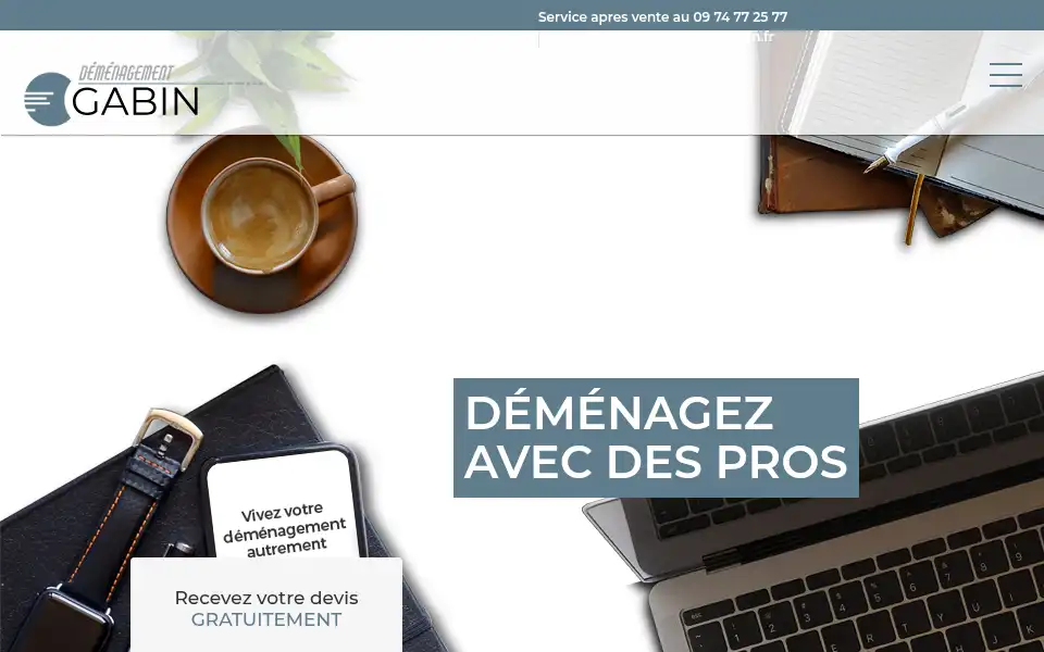 Screenshot of demenagementgabin.fr