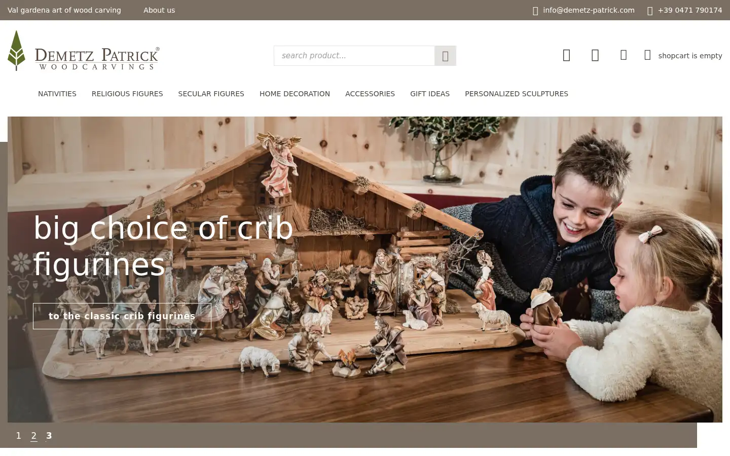 Screenshot of demetz-patrick.com