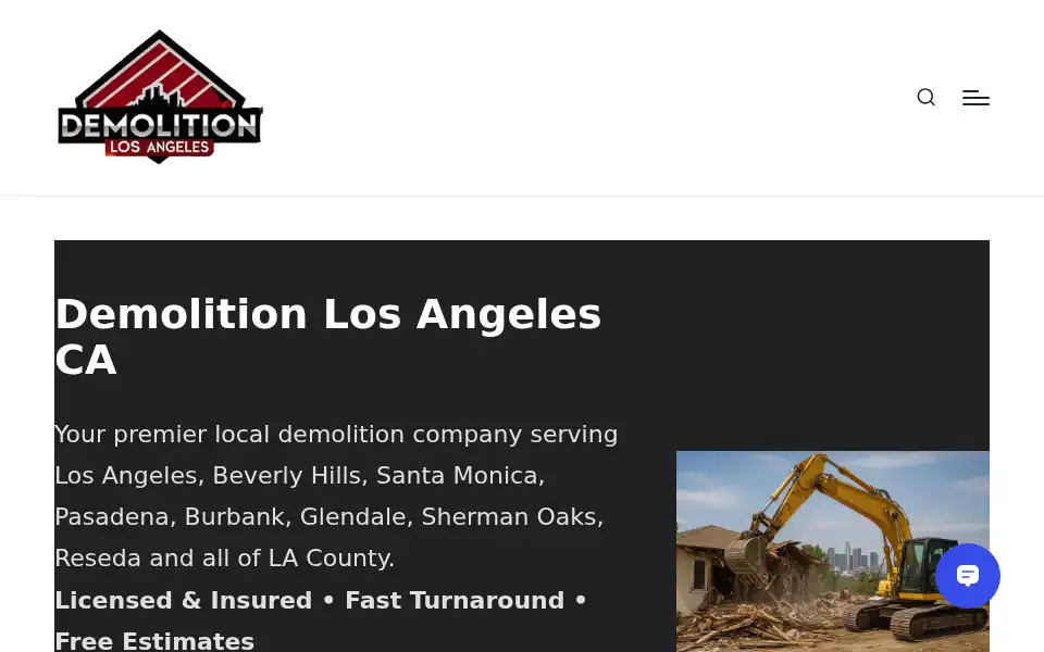 Screenshot of demolitionlosangelesca.com
