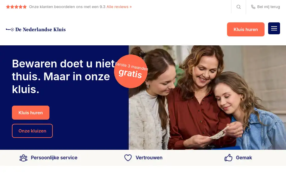 Screenshot of denederlandsekluis.nl