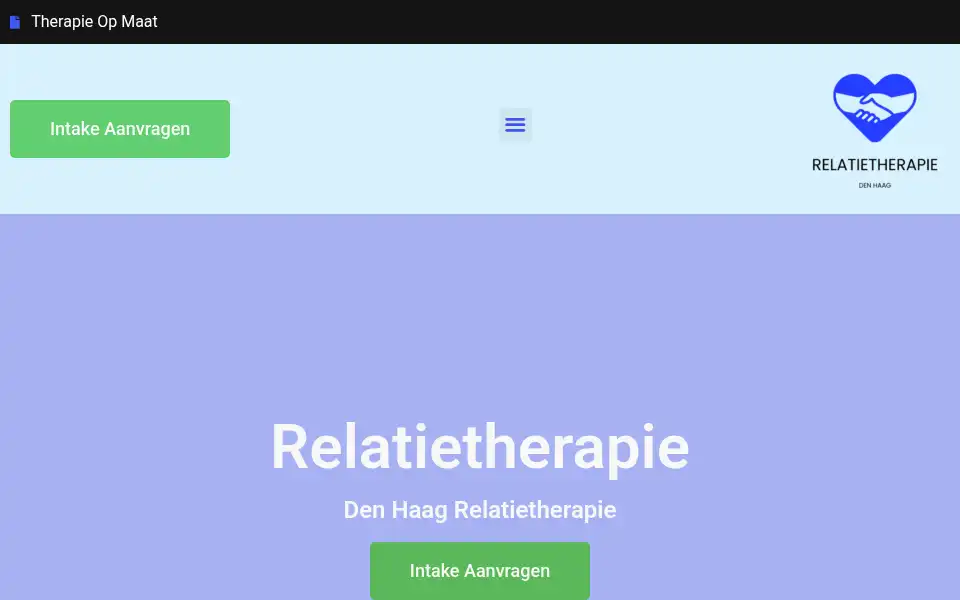 Screenshot of denhaagrelatietherapie.com