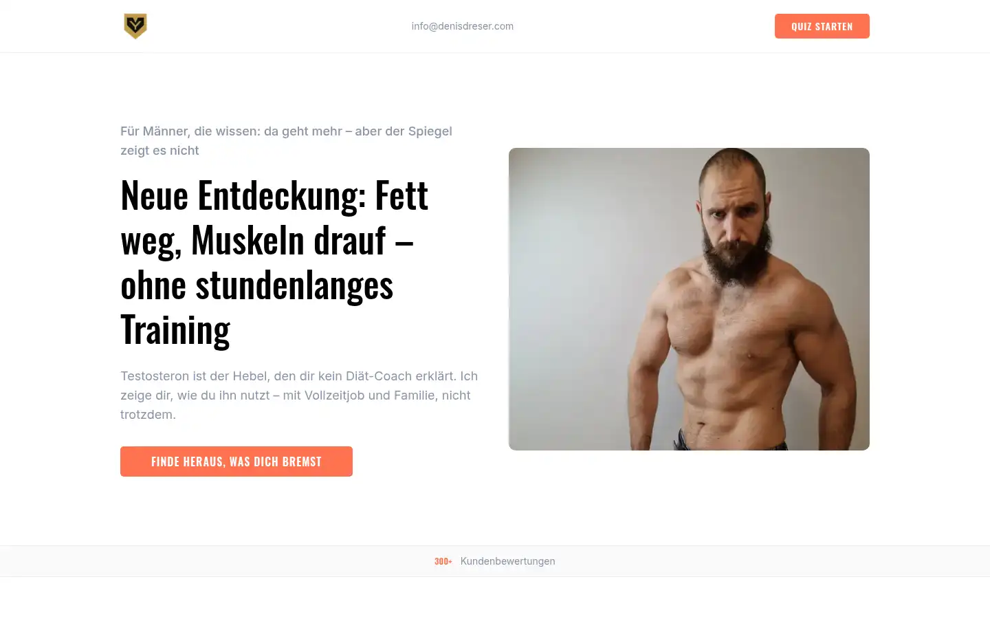 Screenshot of denisdreser.com