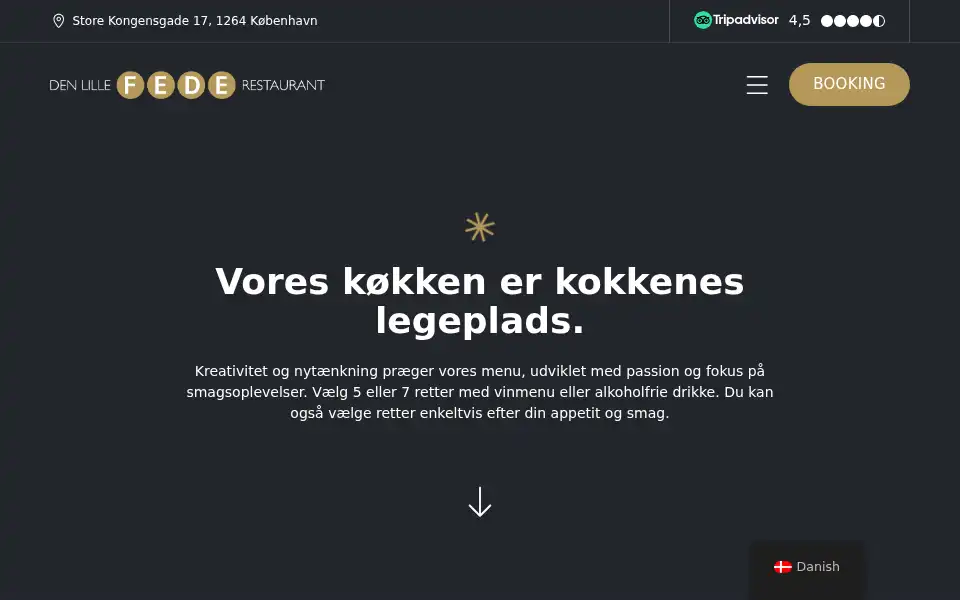 Screenshot of denlillefede.com