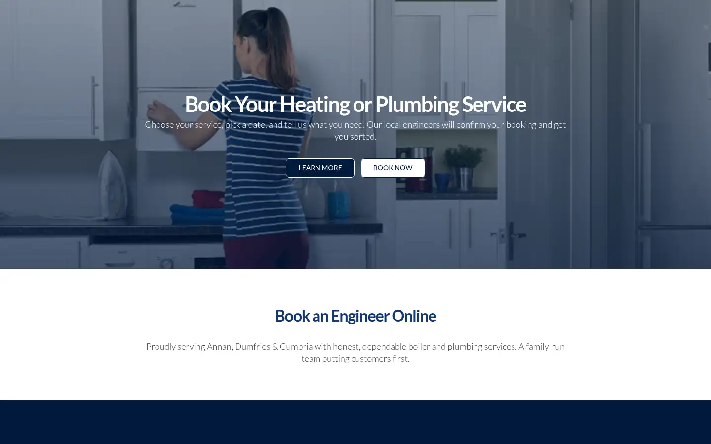 Screenshot of dennerheating.com
