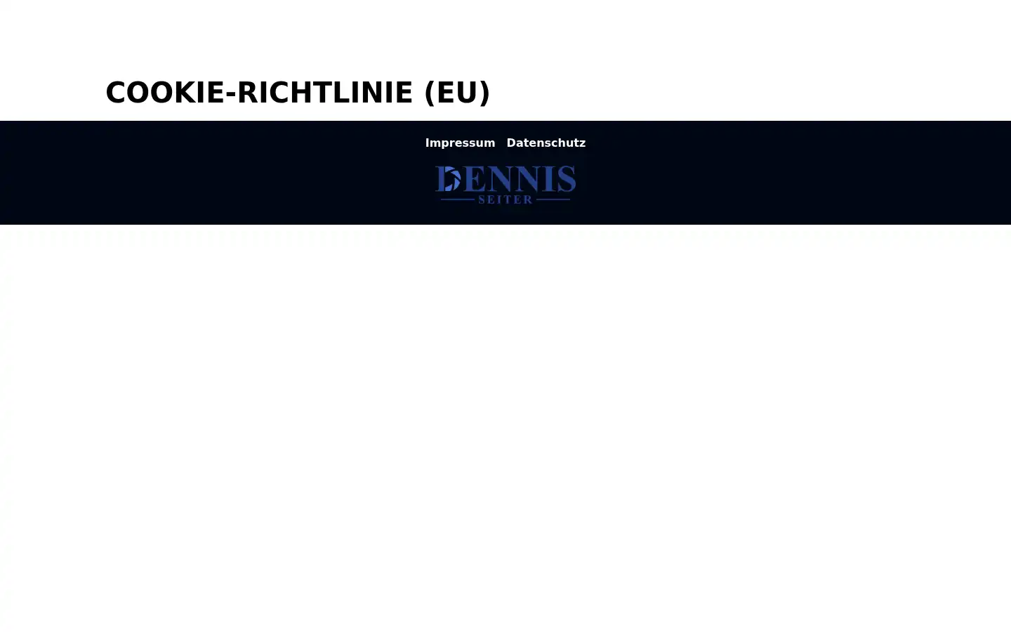 Screenshot of dennis-seiter.de