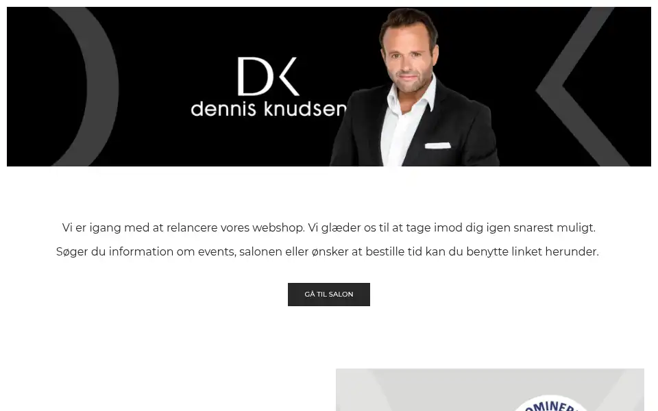 Screenshot of dennisknudsen.dk