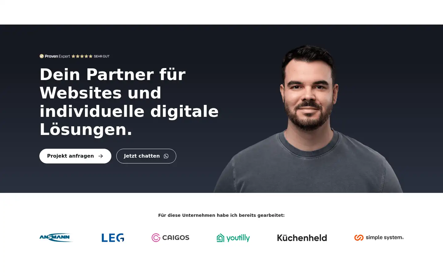 Screenshot of dennisrosenwick.de