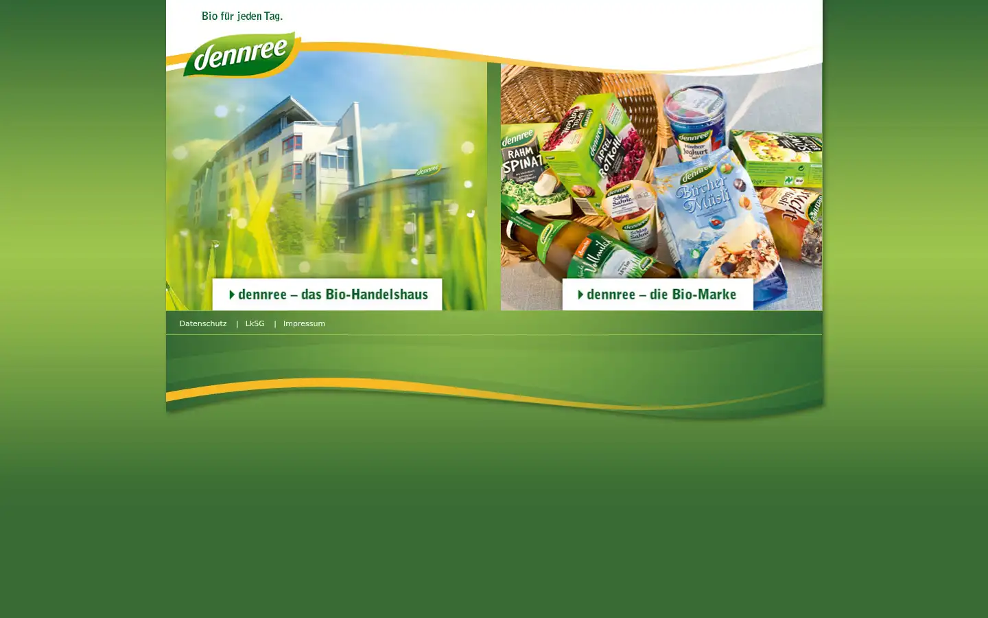 Screenshot of dennree.de