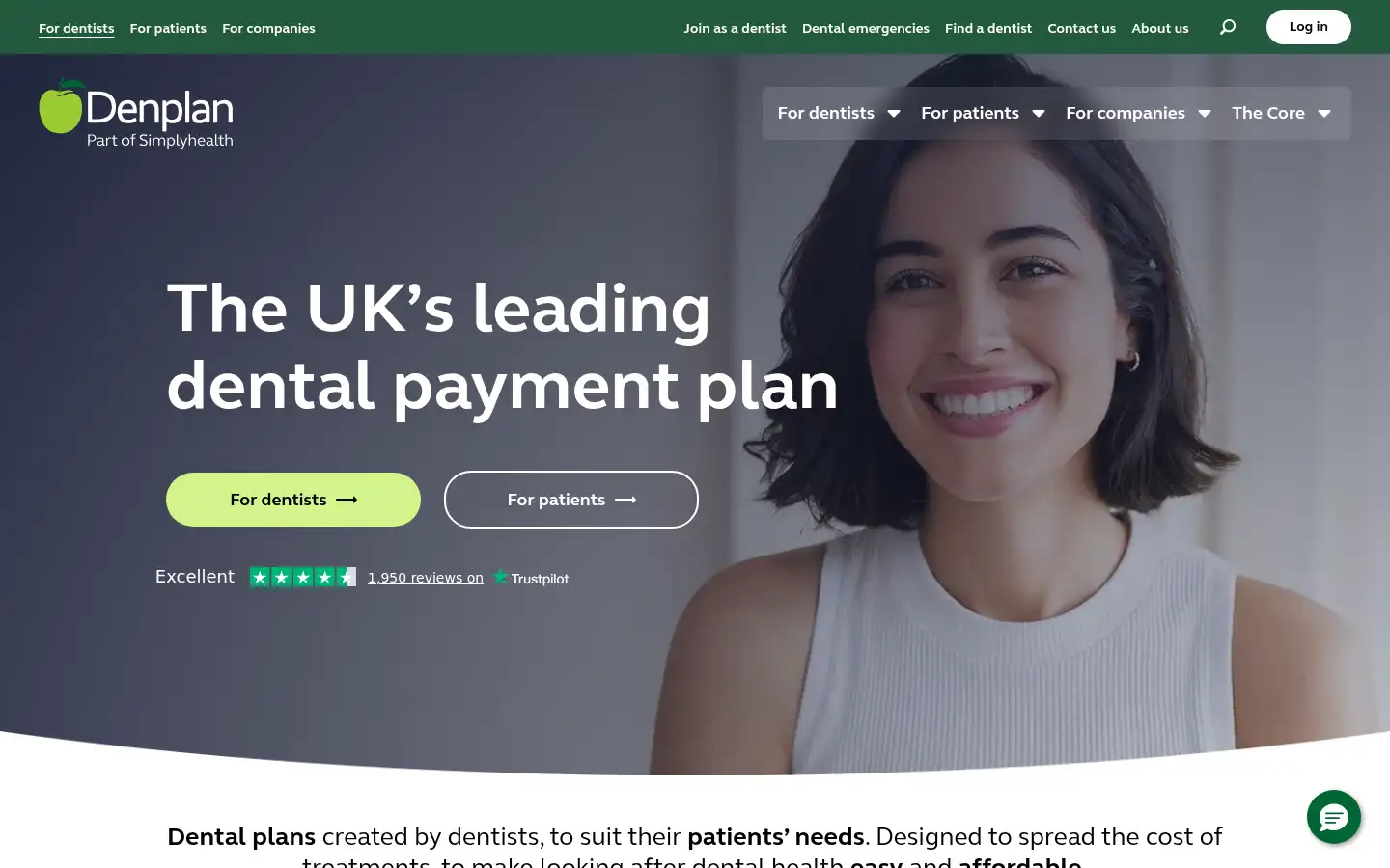 Screenshot of denplan.co.uk