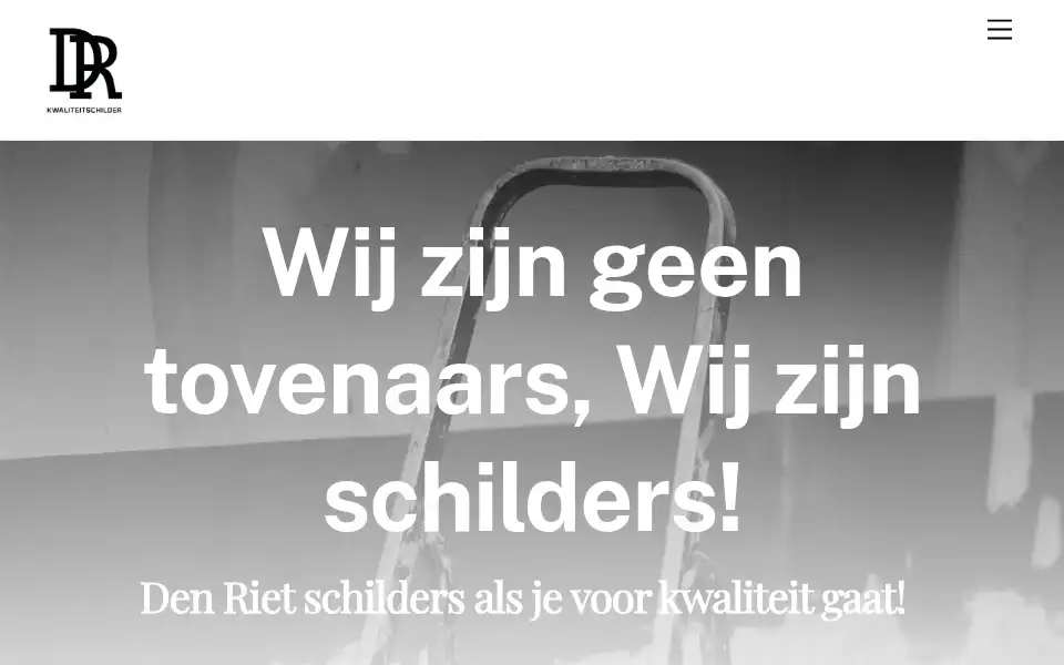 Screenshot of denrietschilders.nl