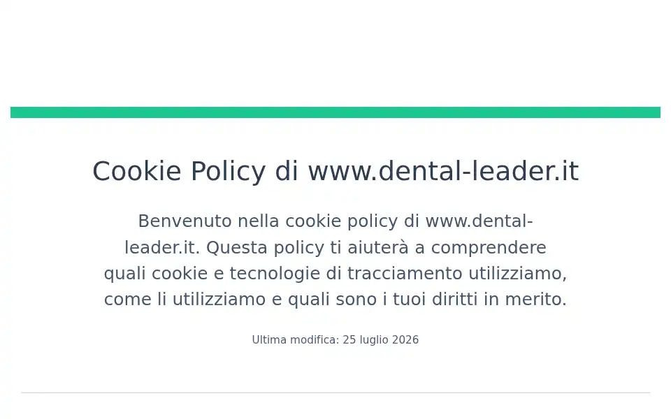 Screenshot of dental-leader.it