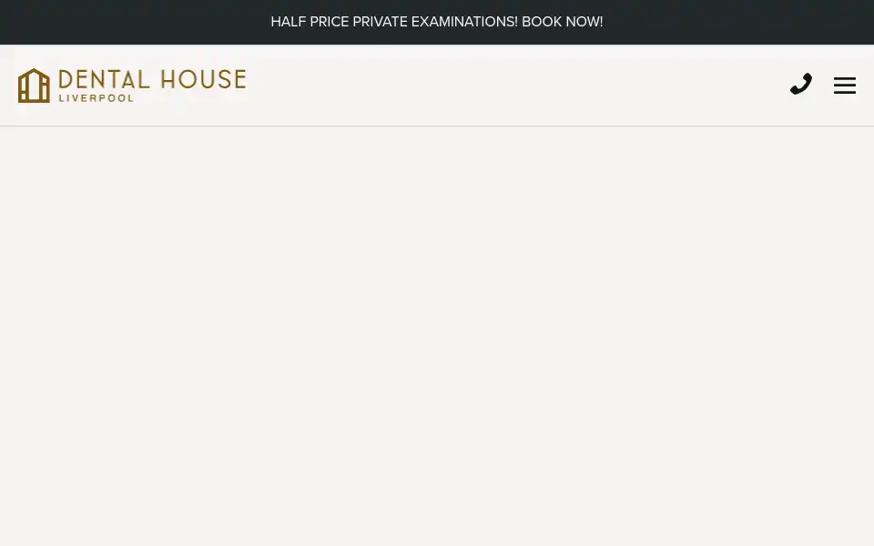 Screenshot of dentalhouseliverpool.co.uk