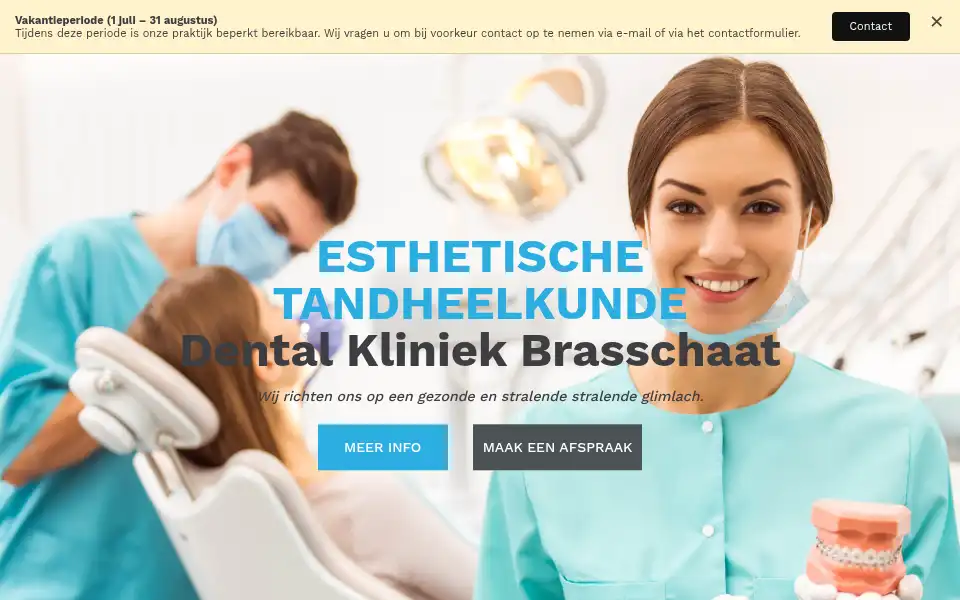 Screenshot of dentalkliniek.be
