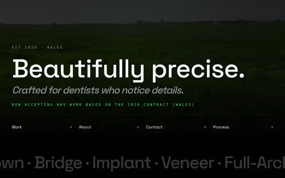 Screenshot of dentallab.co.uk