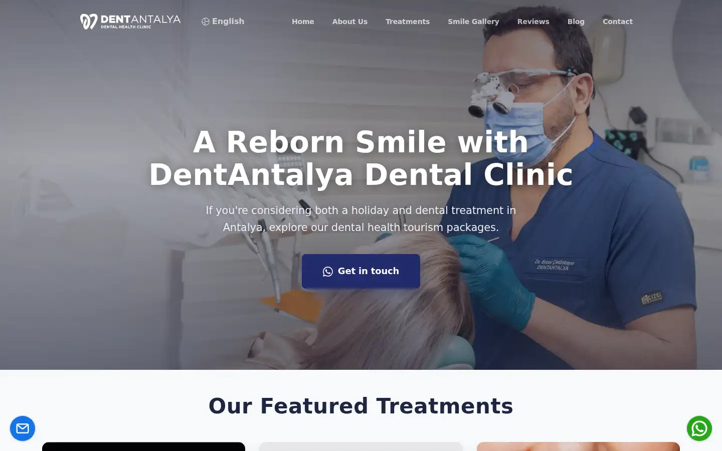 Screenshot of dentantalya.com.tr