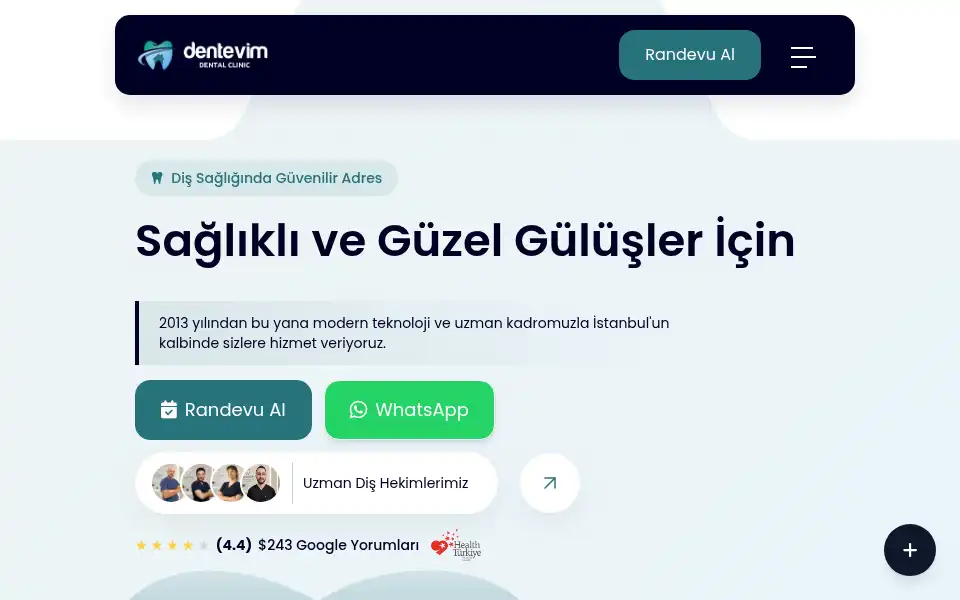 Screenshot of dentevim.com