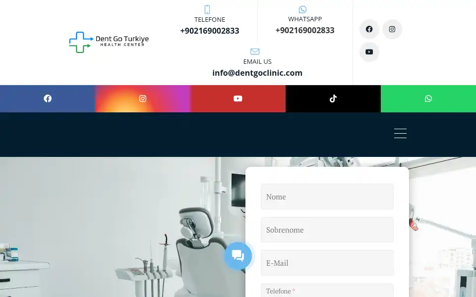 Screenshot of dentgoclinic.com