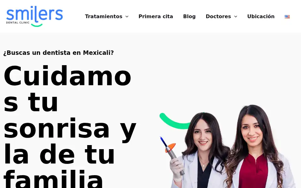 Screenshot of dentistamexicali.com