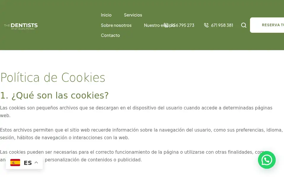 Screenshot of dentistsotogrande.com