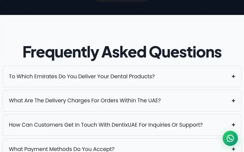 Screenshot of dentixuae.com