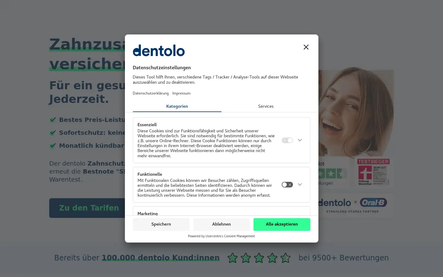 Screenshot of dentolo.de
