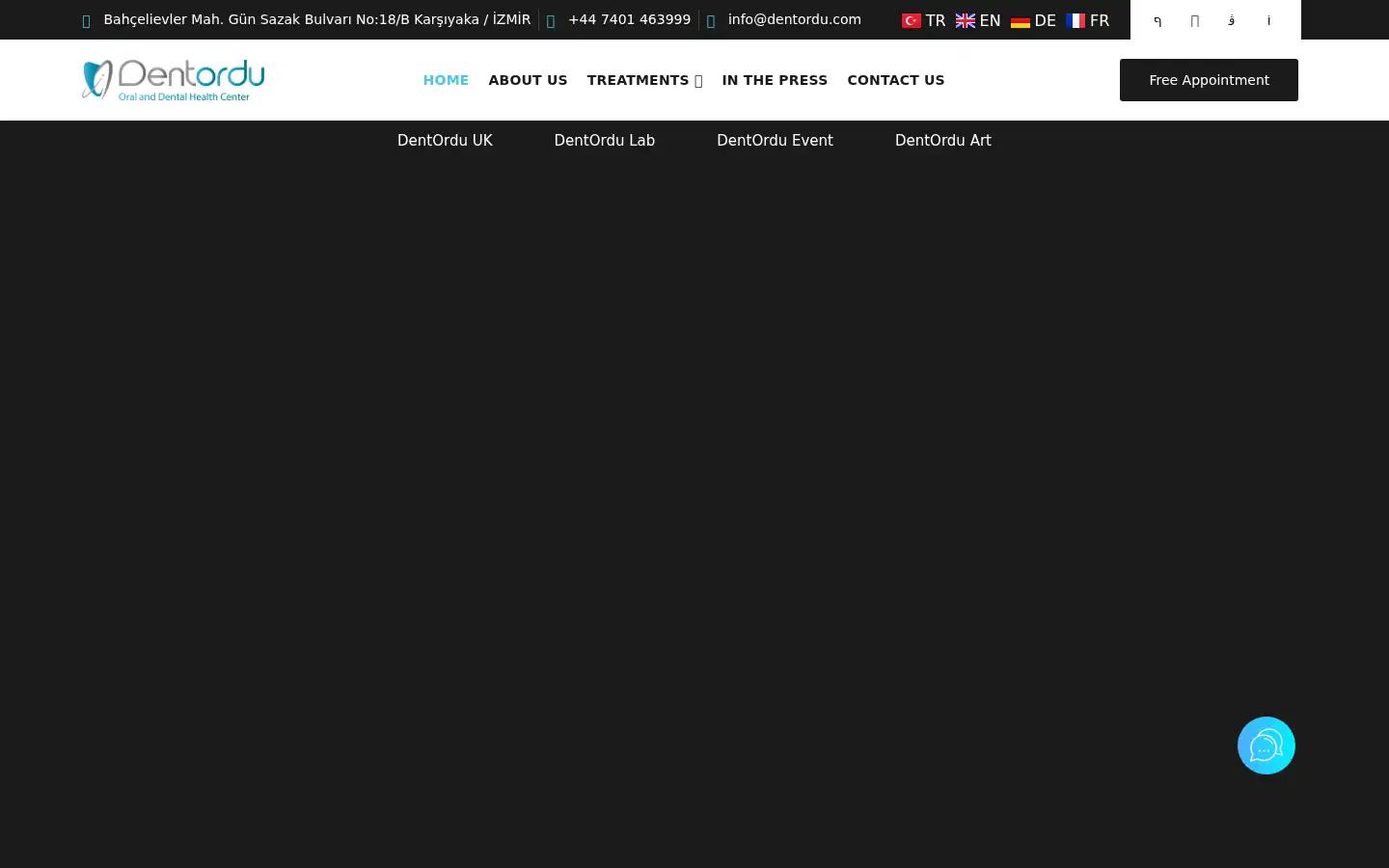 Screenshot of dentordu.com