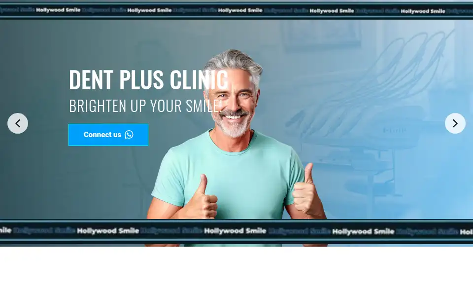 Screenshot of dentplusclinic.com