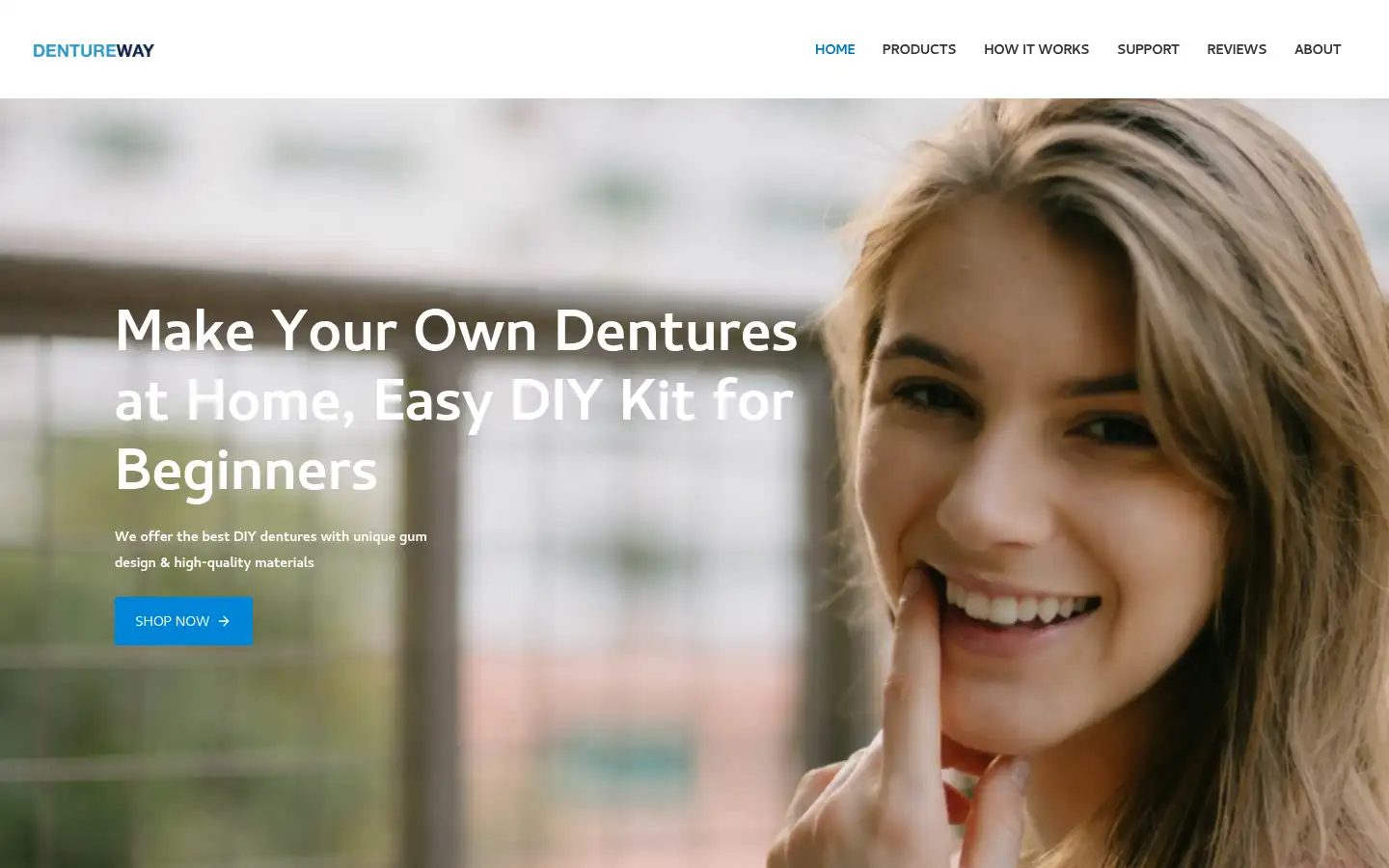 Screenshot of dentureway.com