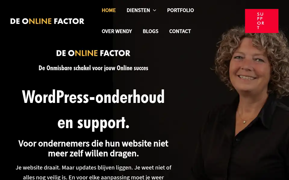 Screenshot of deonlinefactor.nl