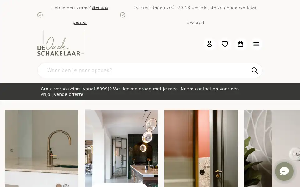 Screenshot of deoudeschakelaar.nl