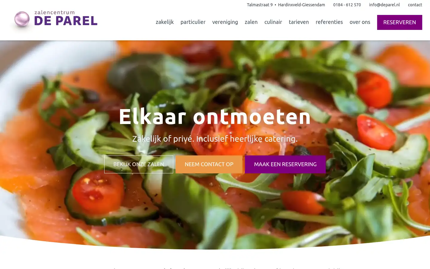 Screenshot of deparel.nl