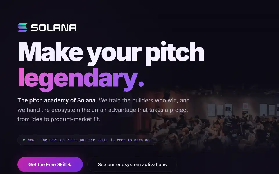 Screenshot of depitch.academy