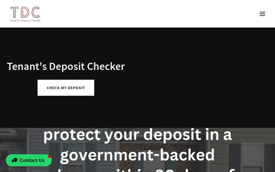Screenshot of depositchecker.com