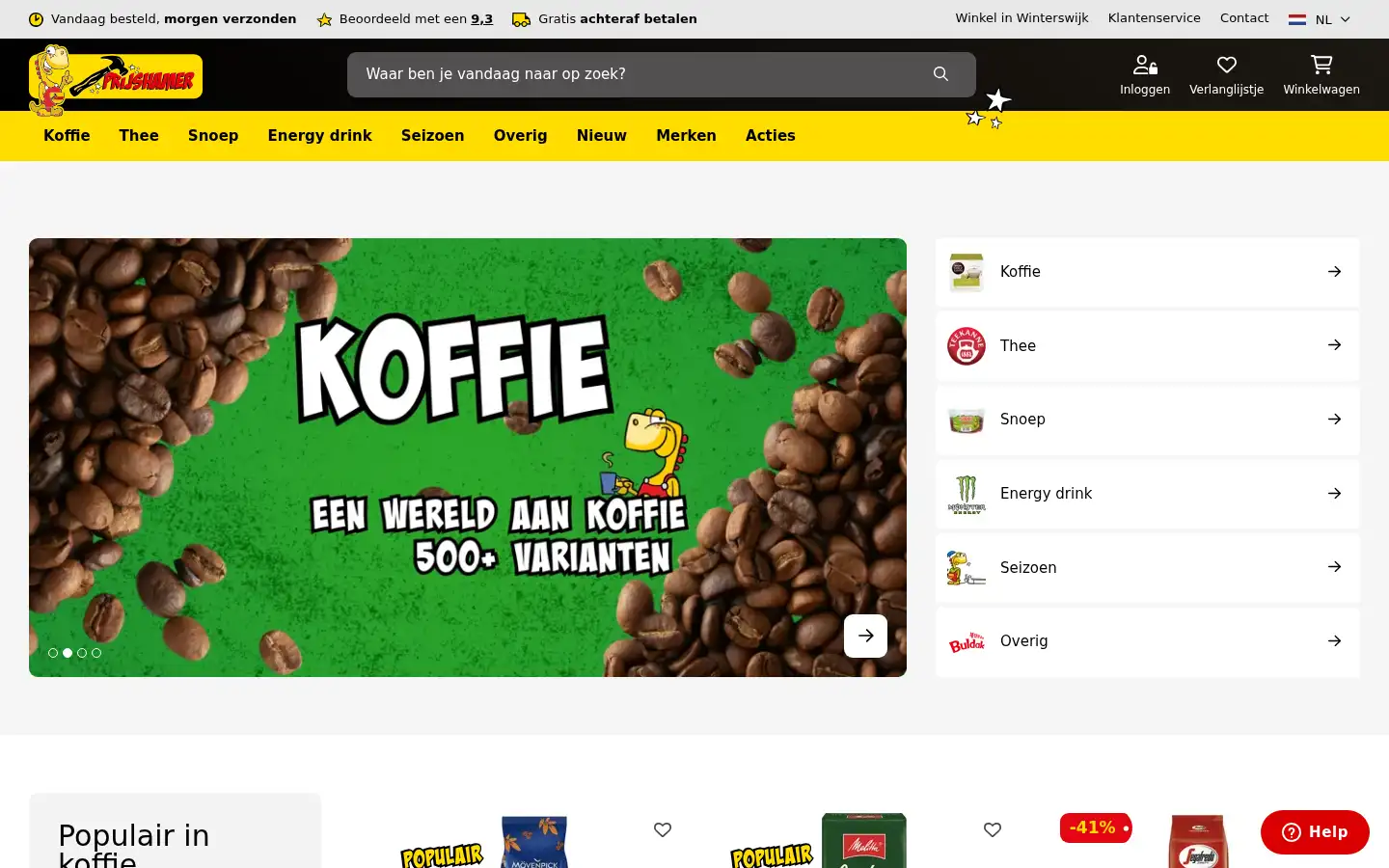 Screenshot of deprijshamer.nl