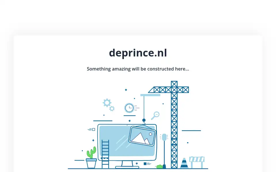 Screenshot of deprince.nl