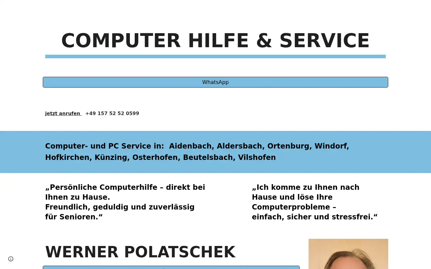 Screenshot of der-computer-mensch.de