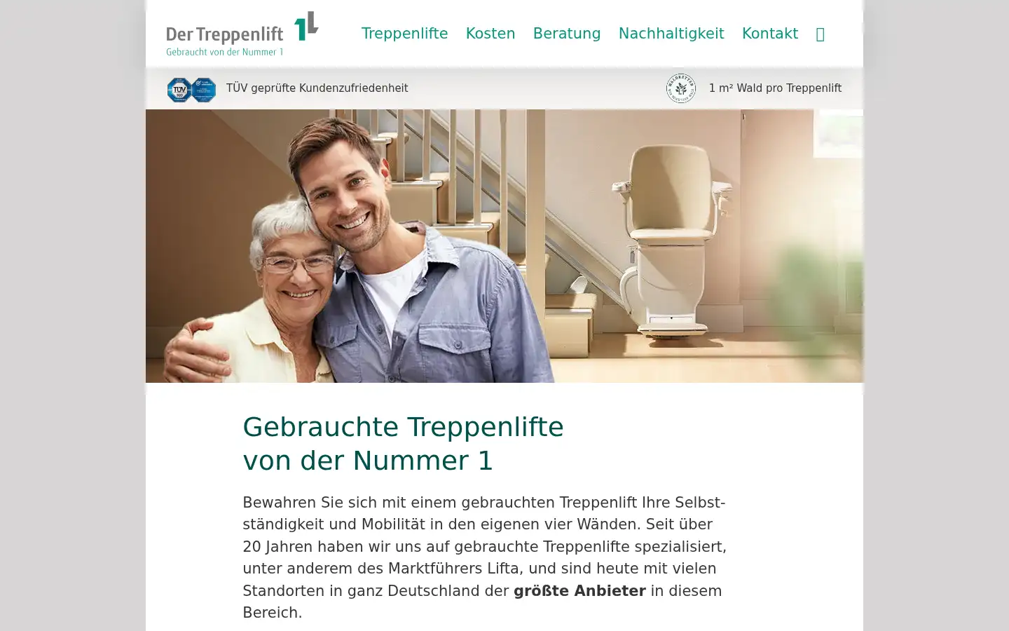 Screenshot of der-treppenlift.de