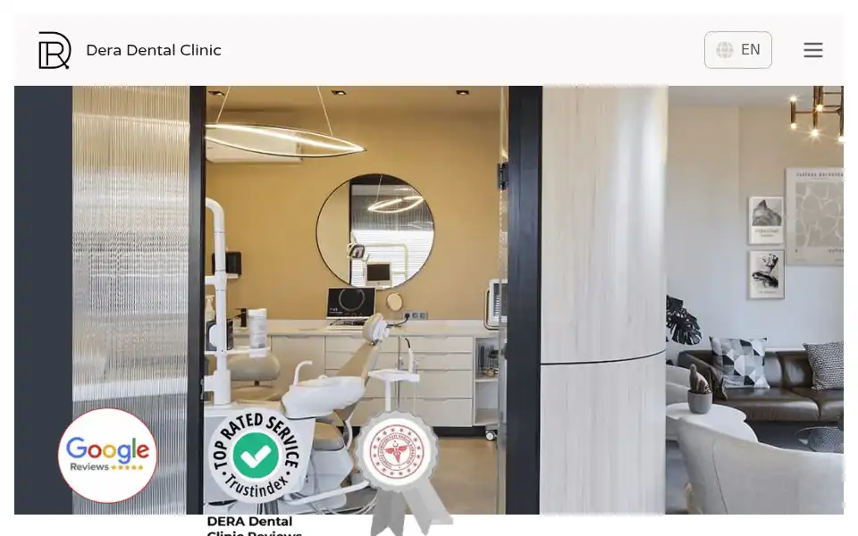 Screenshot of deradental.com