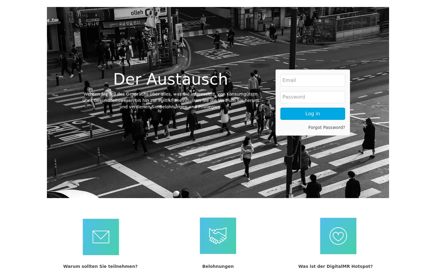 Screenshot of deraustausch.communities247.com