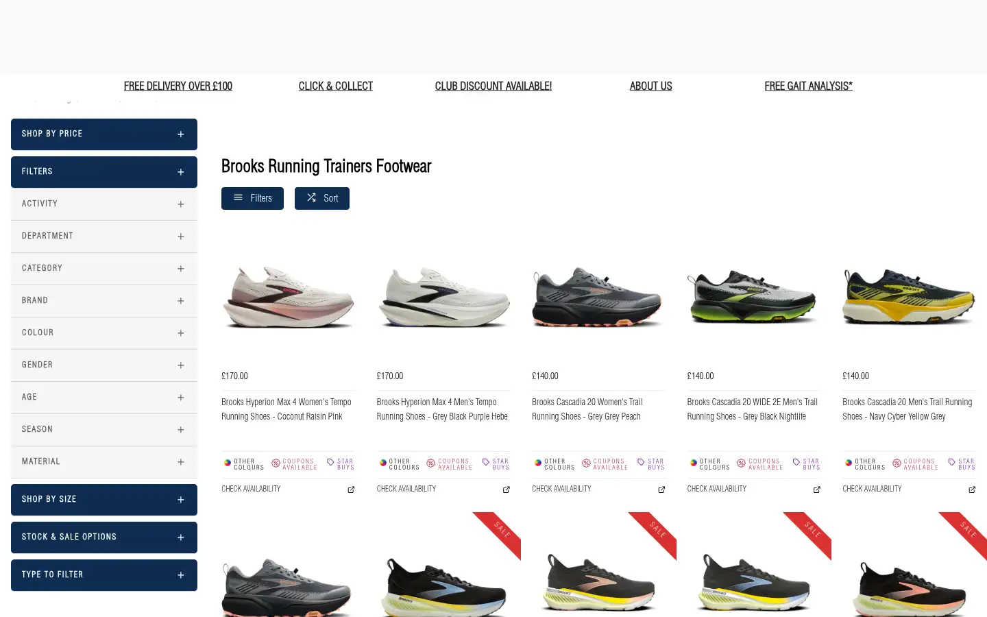 Screenshot of derbyrunner.co.uk