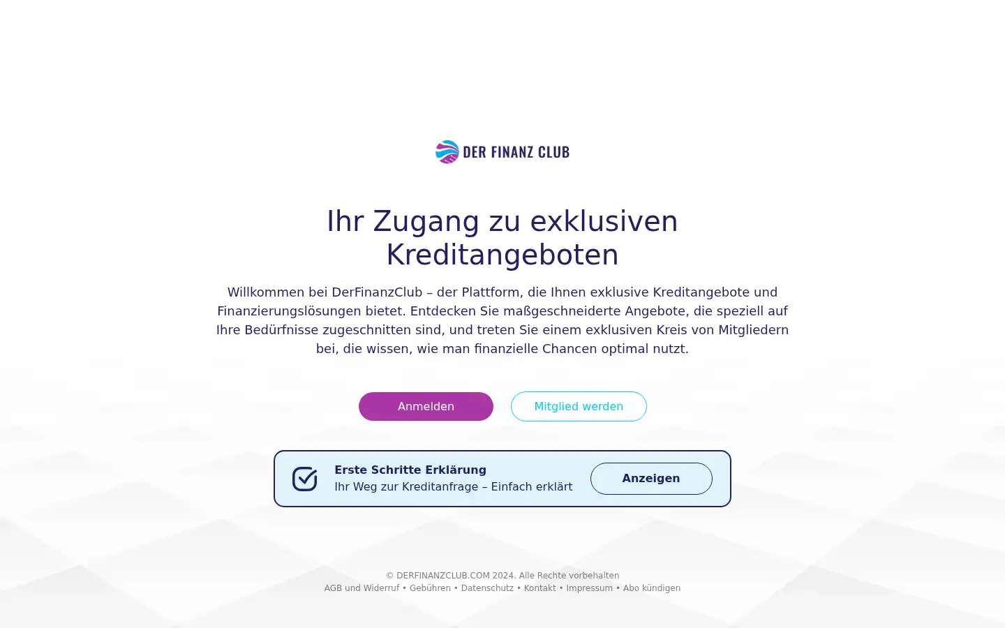 Screenshot of derfinanzclub.com