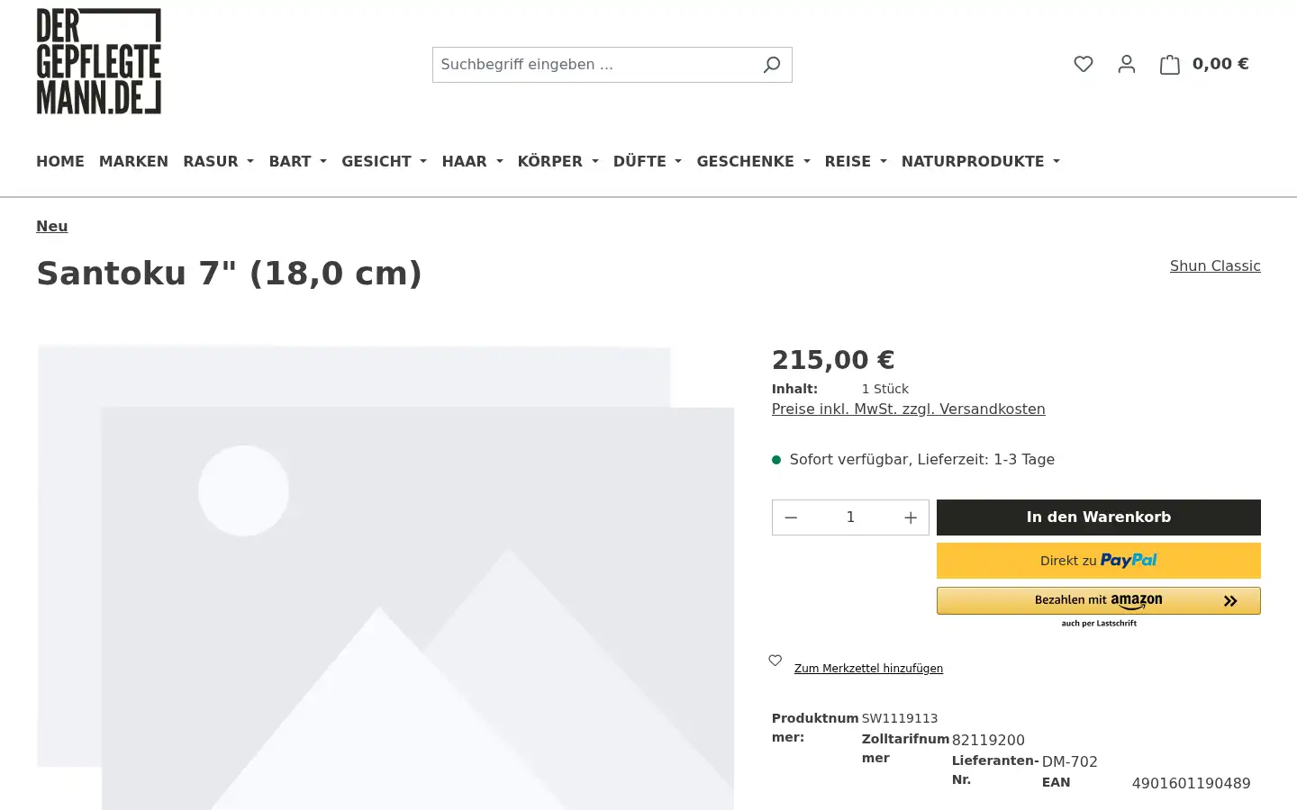 Screenshot of dergepflegtemann.de